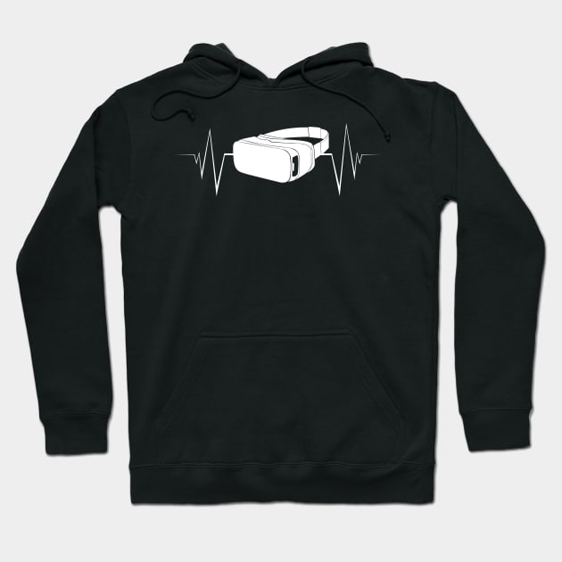 VR Heartbeat Hoodie by avshirtnation